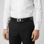 Мъжки кожен колан с автоматична тока - Играча в теб 3