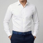 Royal Blue – Мъжки автоматичен кожен колан с ефектна тока 3