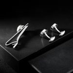 Комплект копчета за ръкавели и фиба за вратовръзка Дънди 8