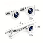 Комплект копчета за ръкавели и фиба за вратовръзка Дънди 9